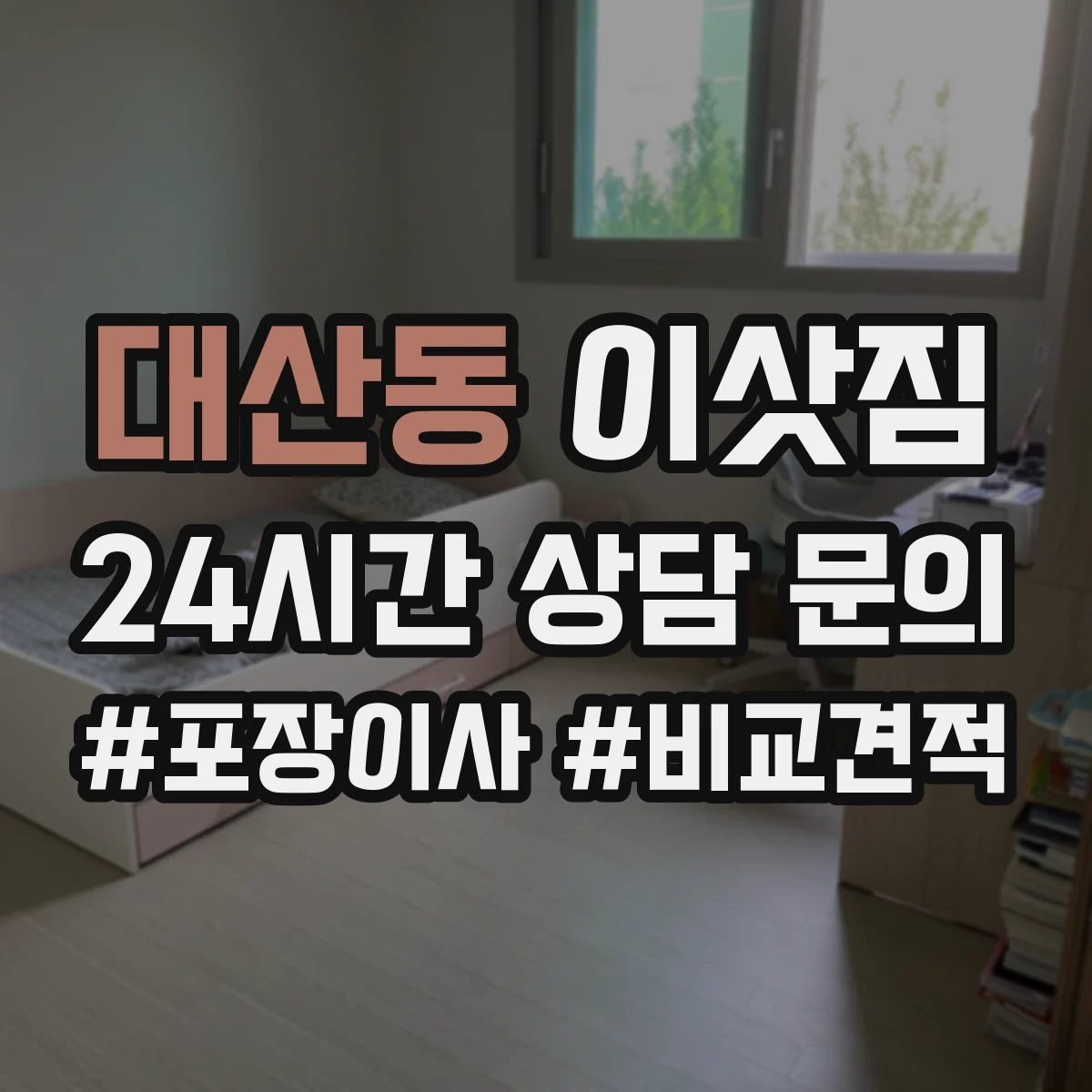 대산동 이삿짐