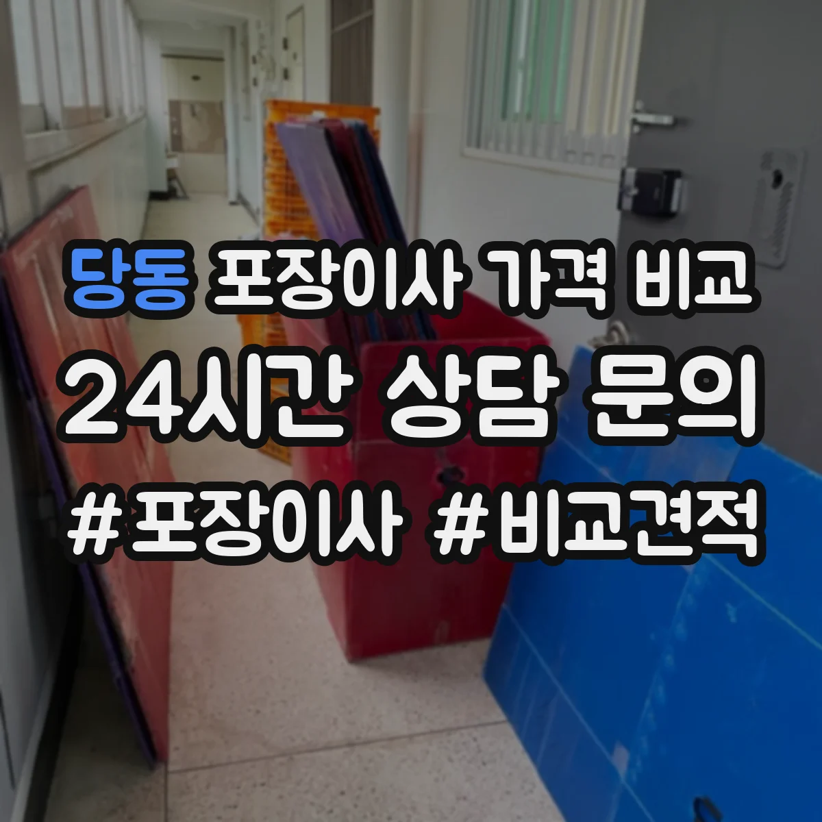당동 포장이사 가격 비교