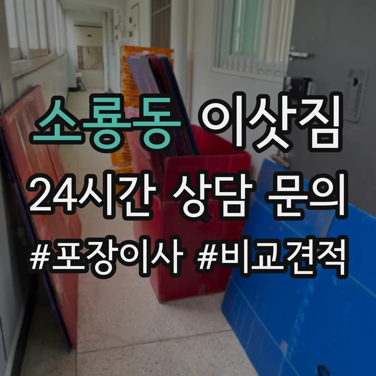 소룡동 이삿짐