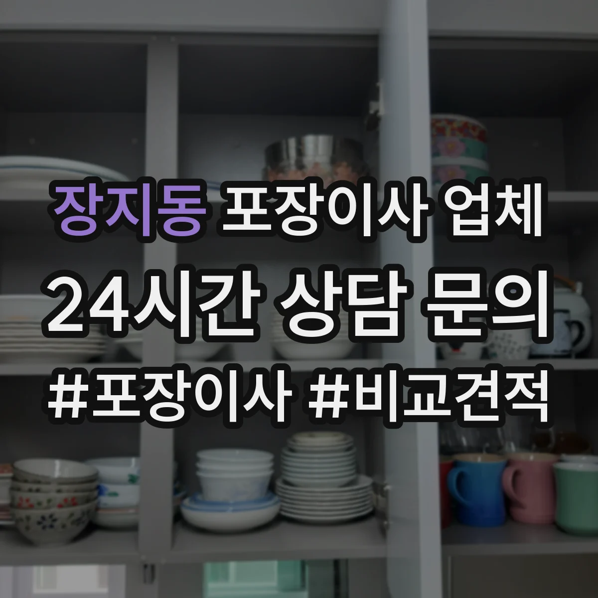 장지동 포장이사 업체