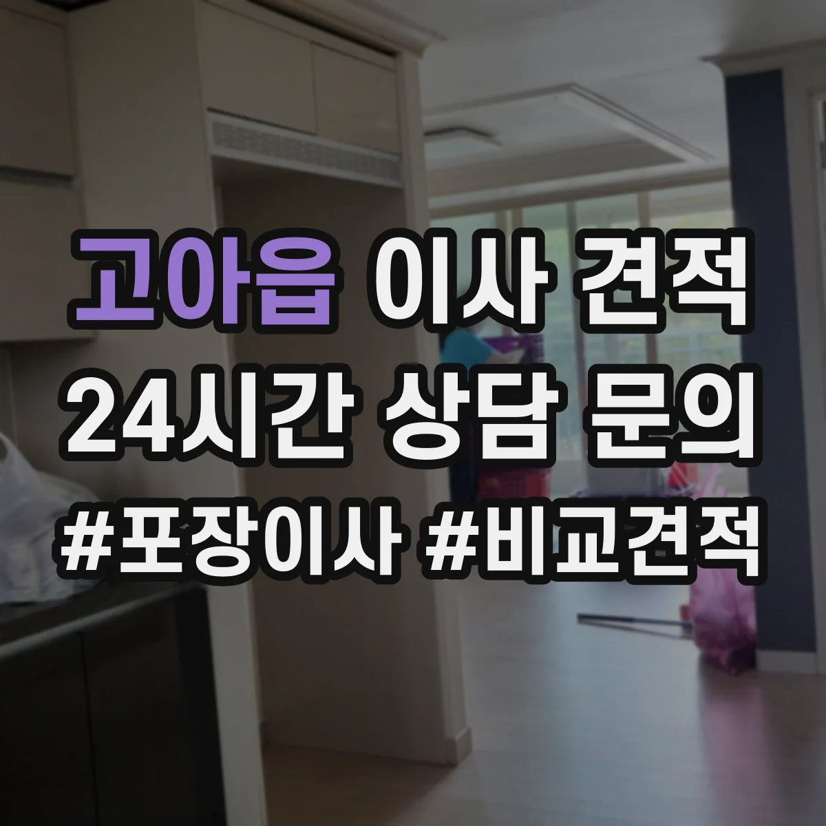 고아읍 이사 견적
