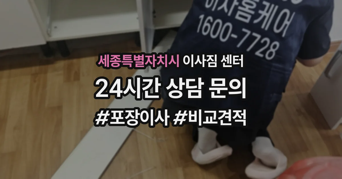 세종특별자치시 이사짐 센터