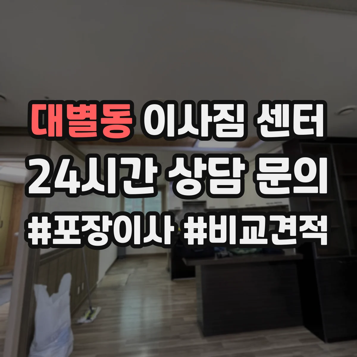 대별동 이사짐 센터