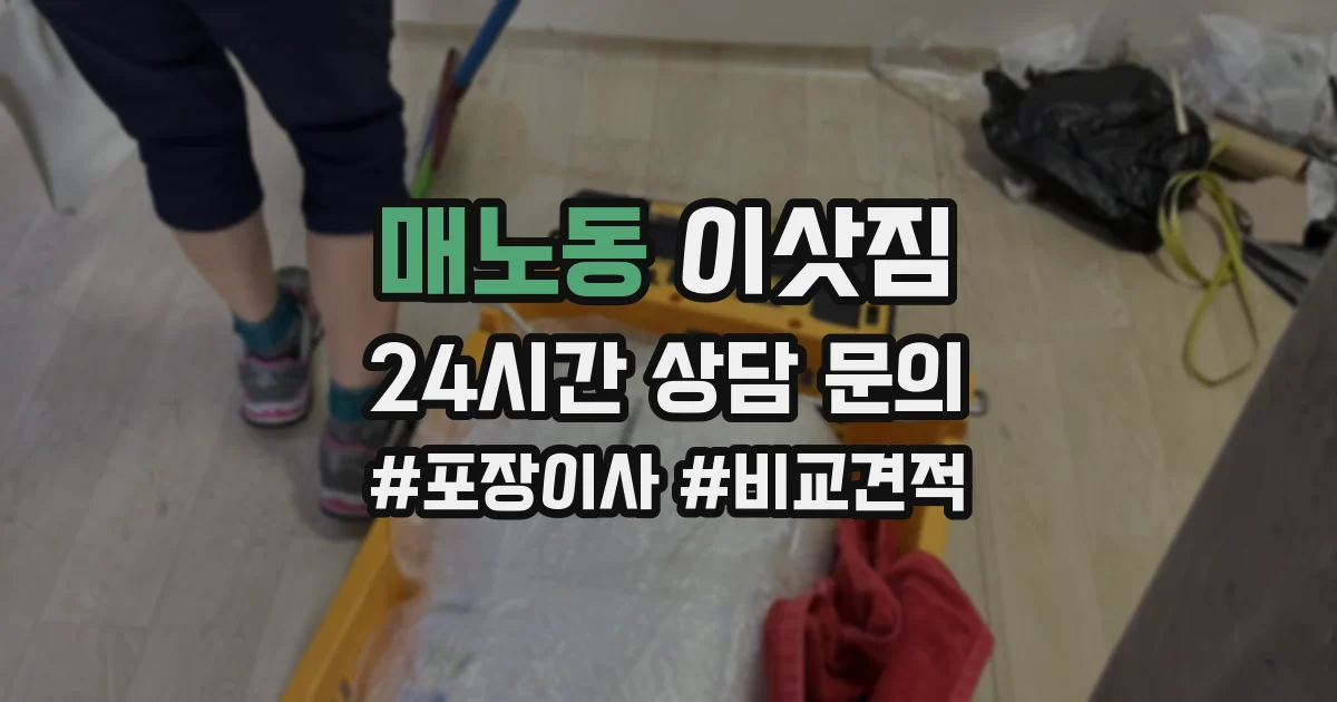 매노동 이삿짐
