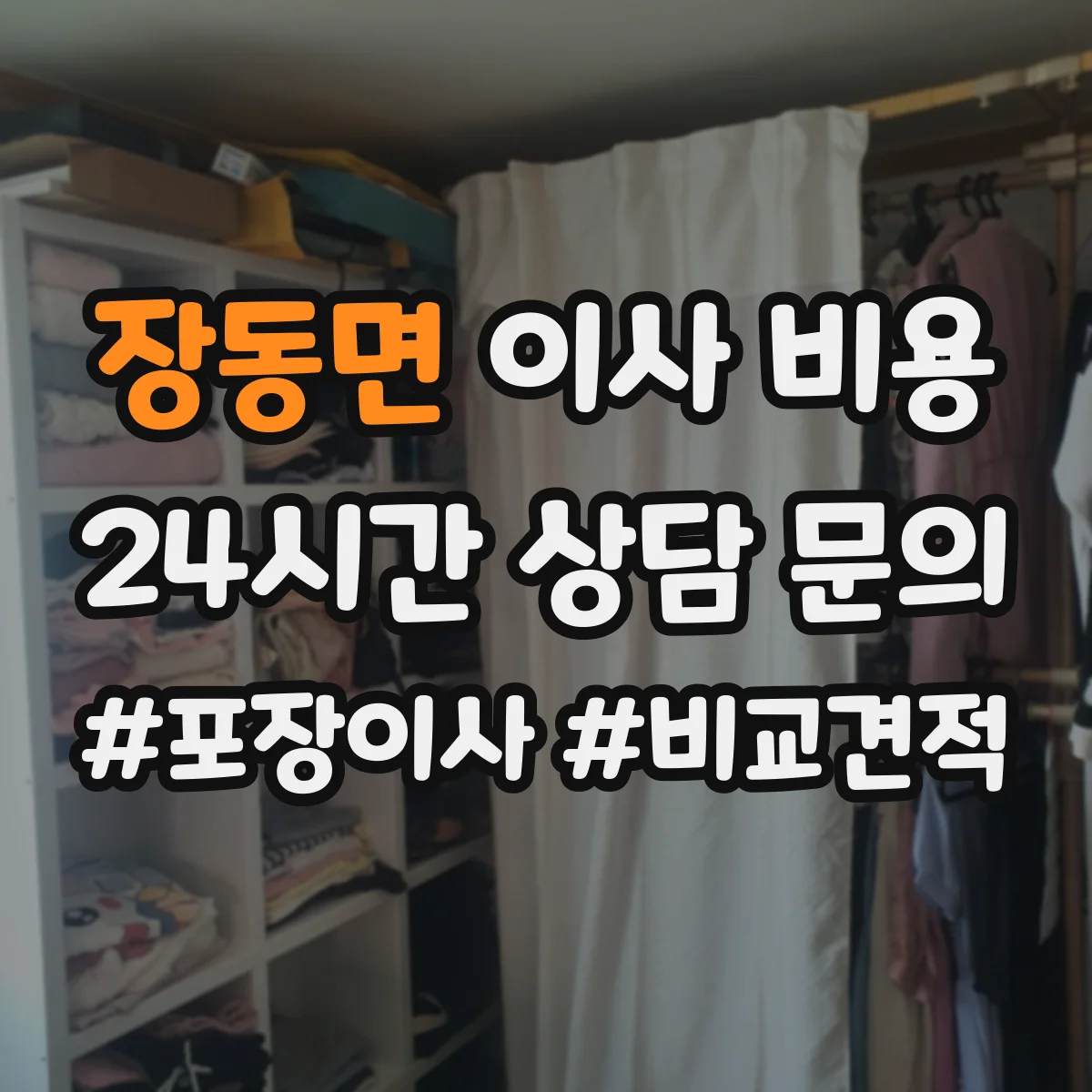 장동면 이사 비용