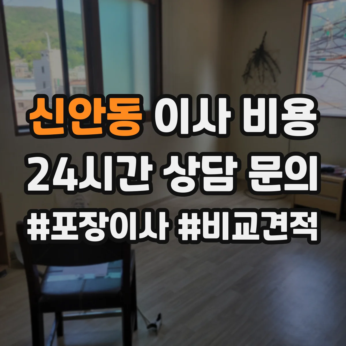 신안동 이사 비용