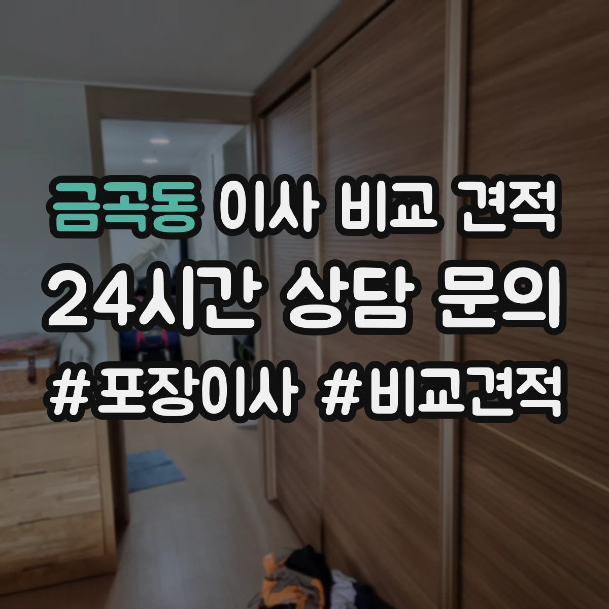 금곡동 이사 비교 견적