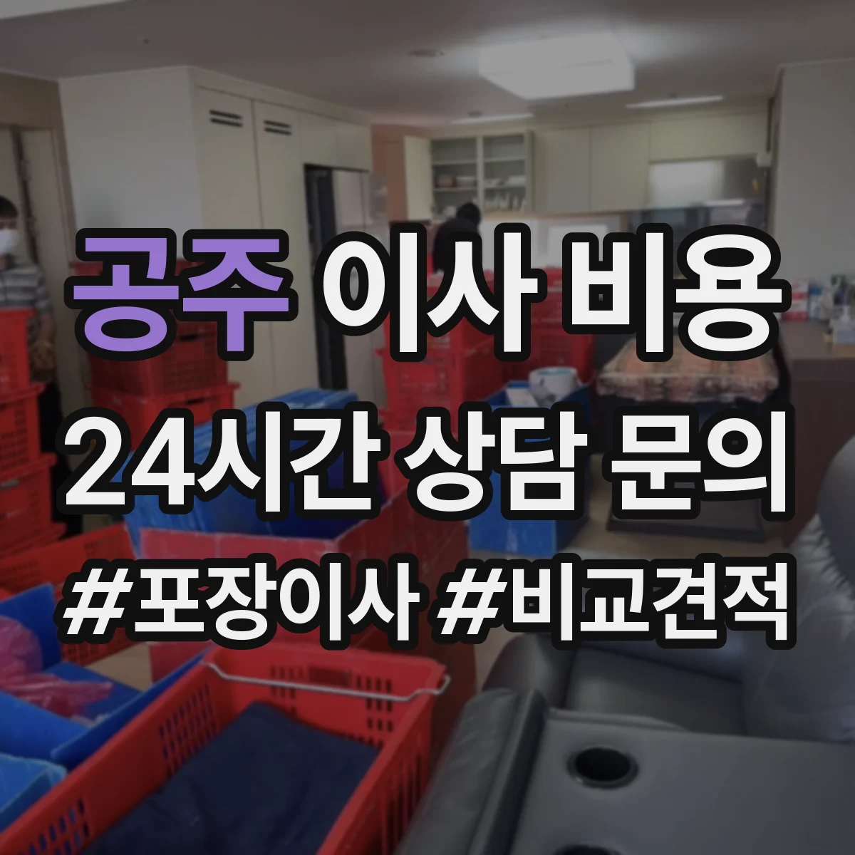 공주 이사 비용