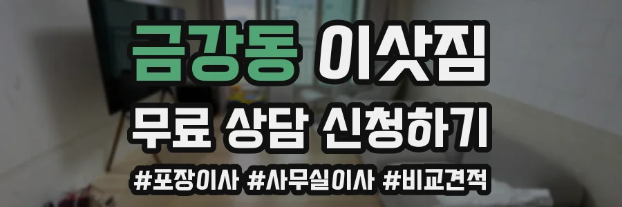 금강동 이삿짐