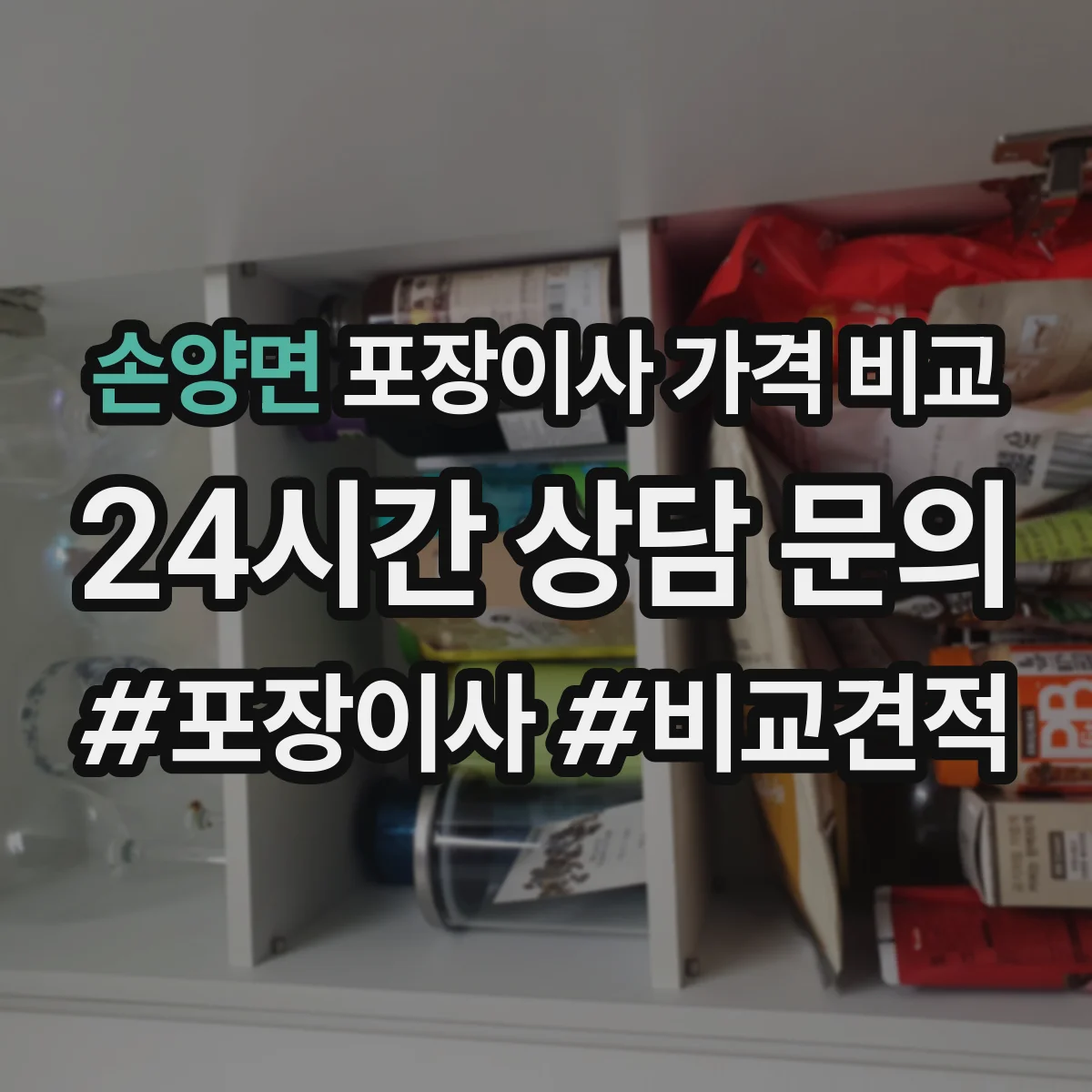 손양면 포장이사 가격 비교