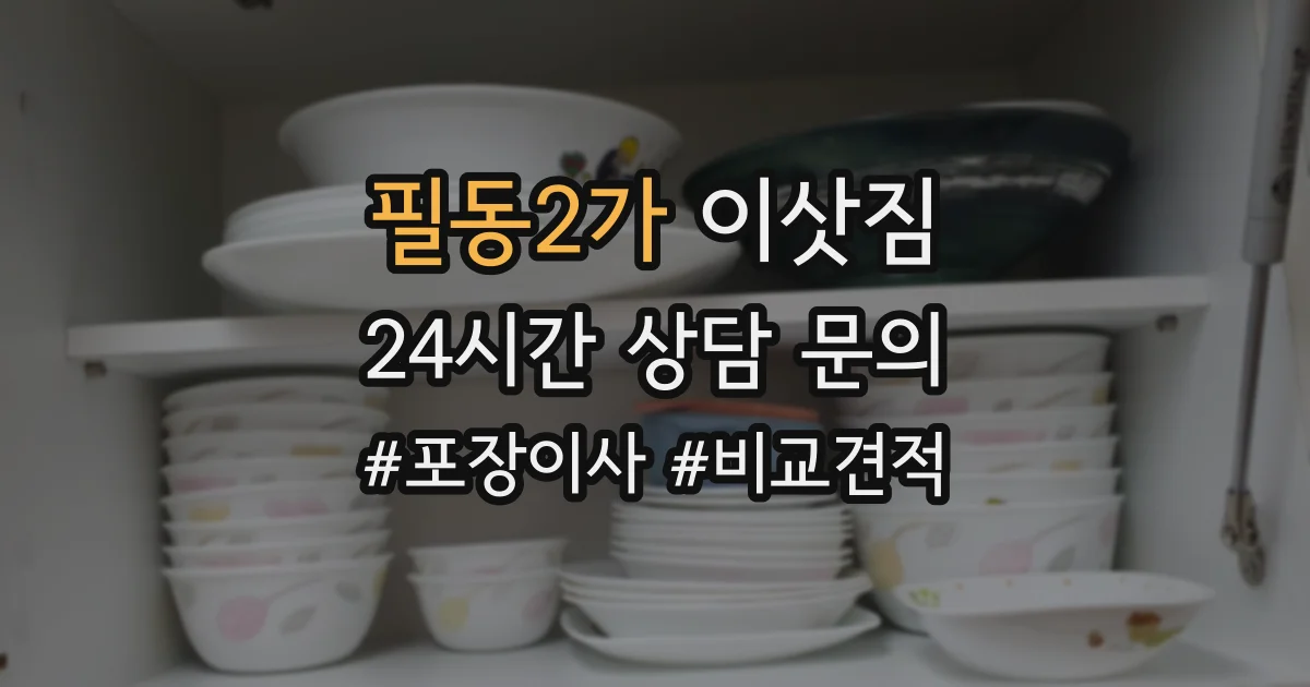 필동2가 이삿짐