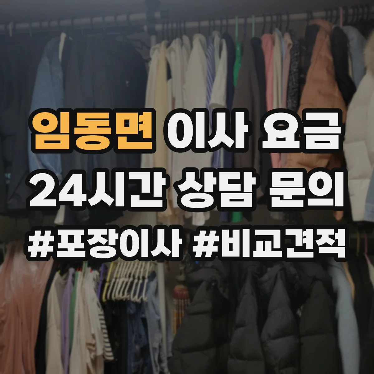 임동면 이사 요금