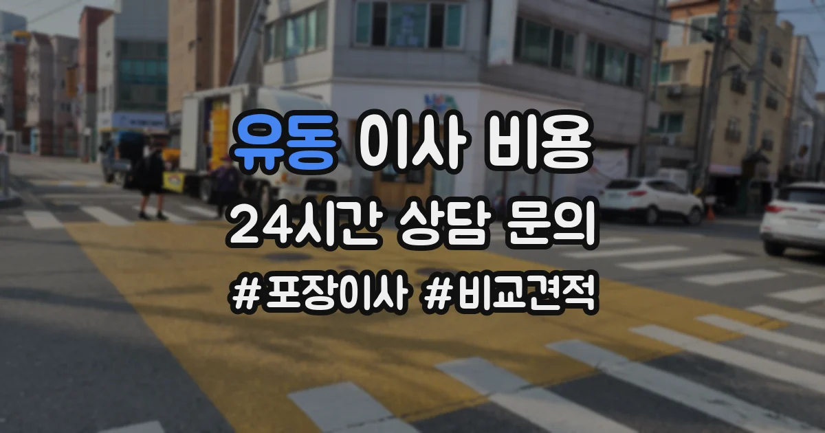 유동 이사 비용