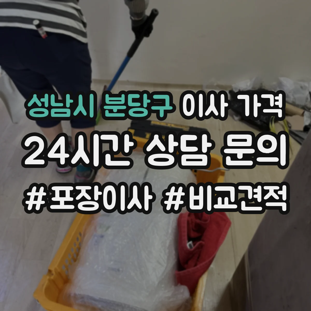 성남시 분당구 이사 가격
