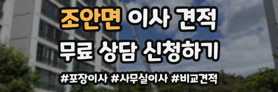 조안면 이사 견적