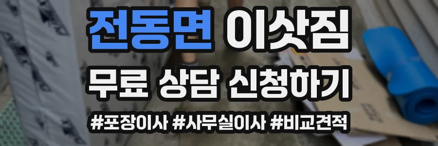 전동면 이삿짐