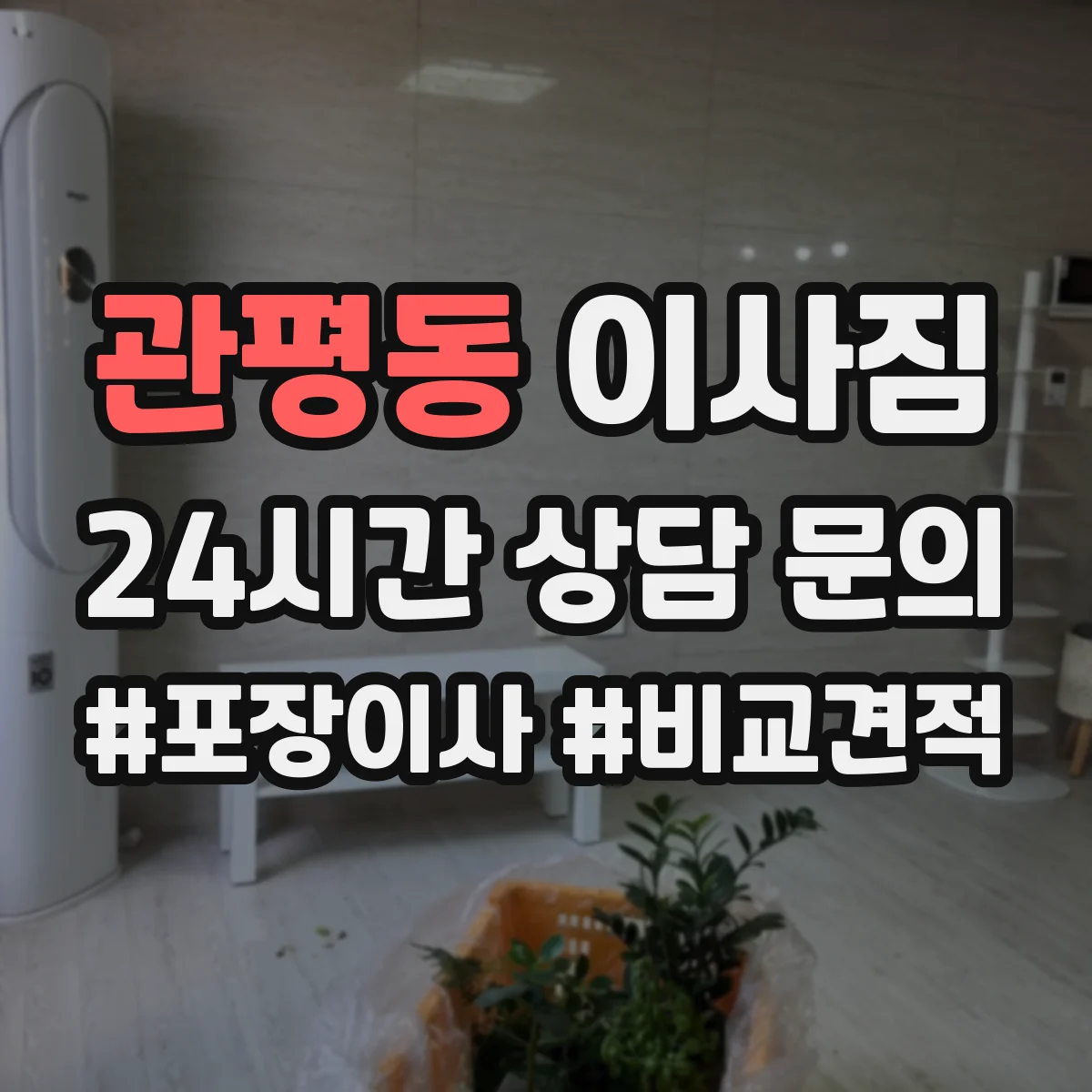 관평동 이사짐