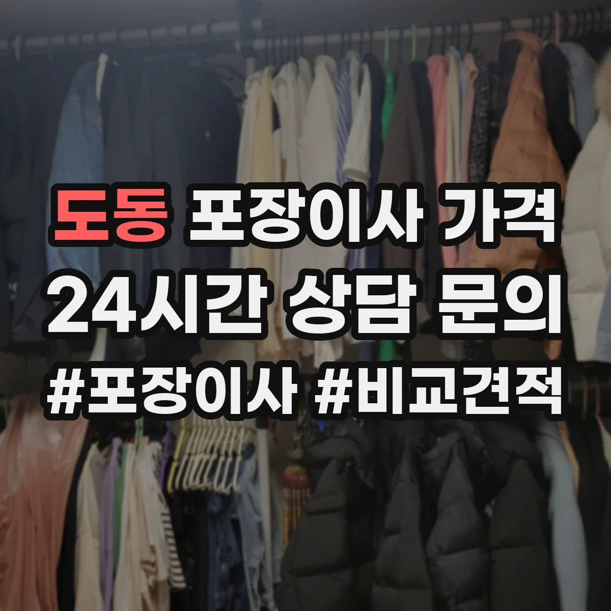 도동 포장이사 가격