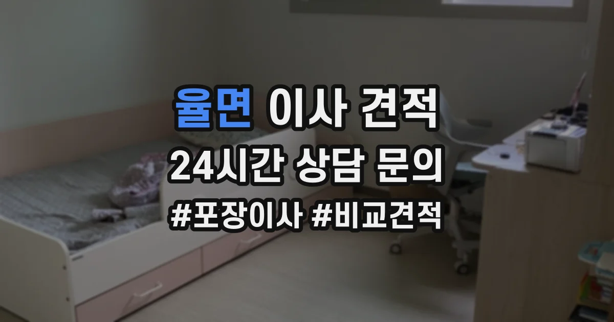 율면 이사 견적