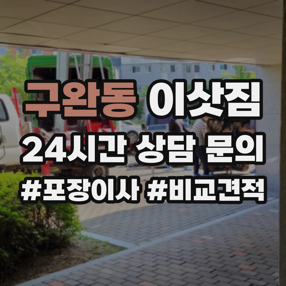 구완동 이삿짐