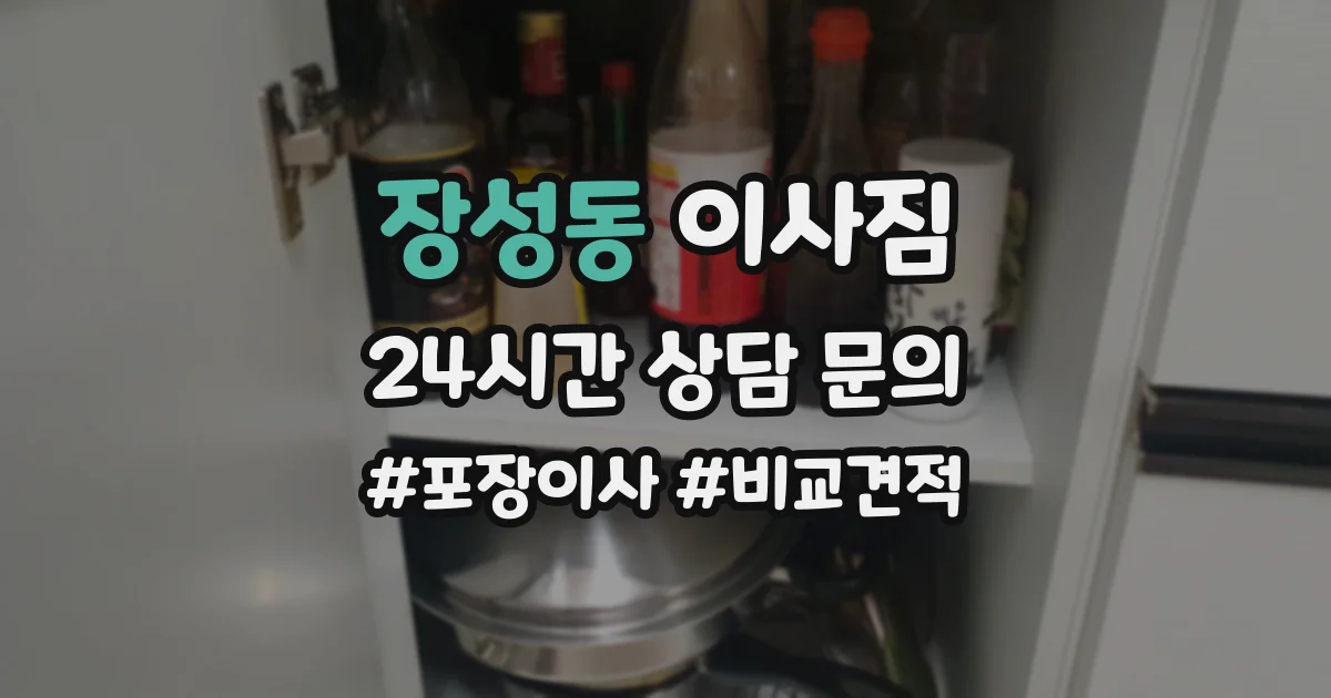 장성동 이사짐
