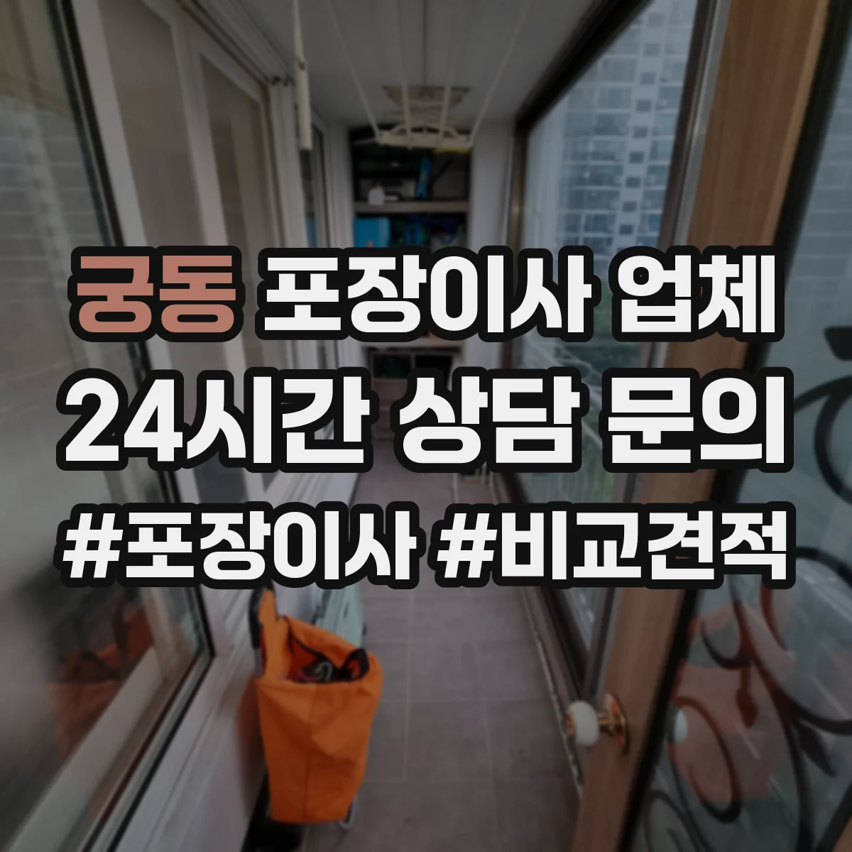 궁동 포장이사 업체