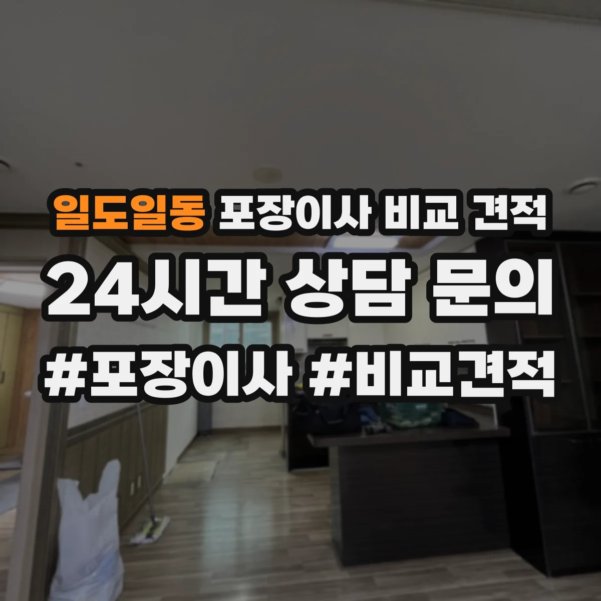 일도일동 포장이사 비교 견적