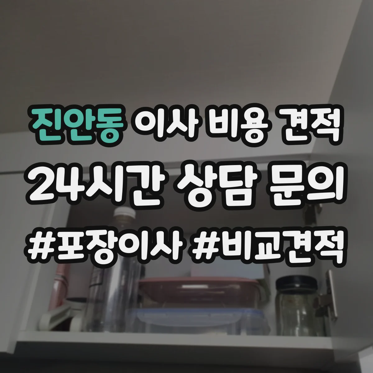 진안동 이사 비용 견적