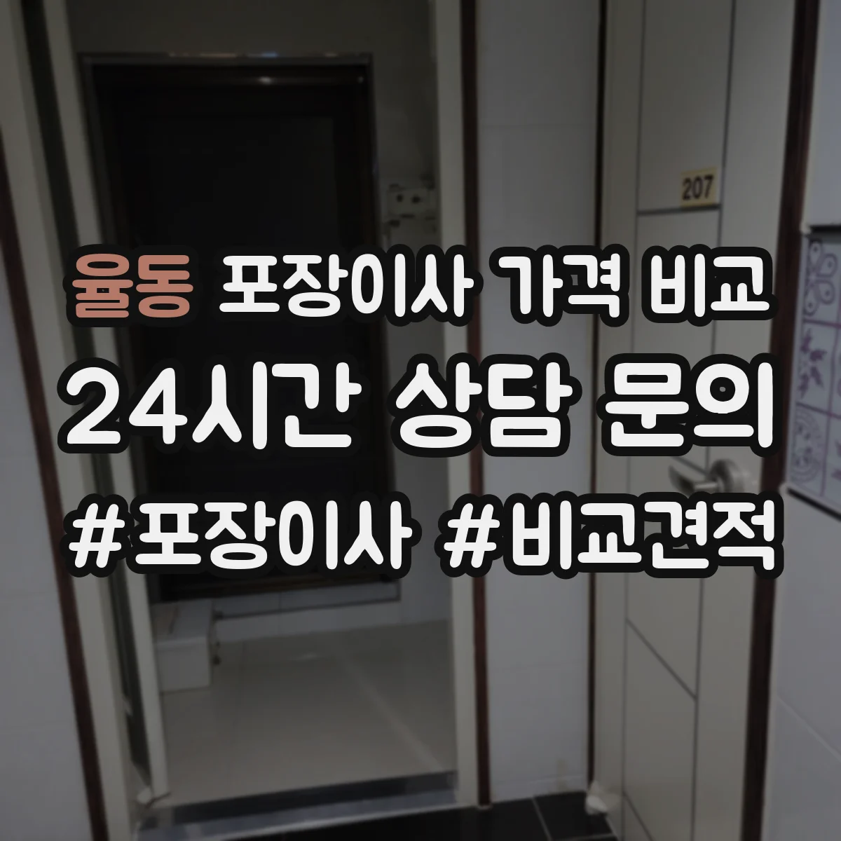 율동 포장이사 가격 비교