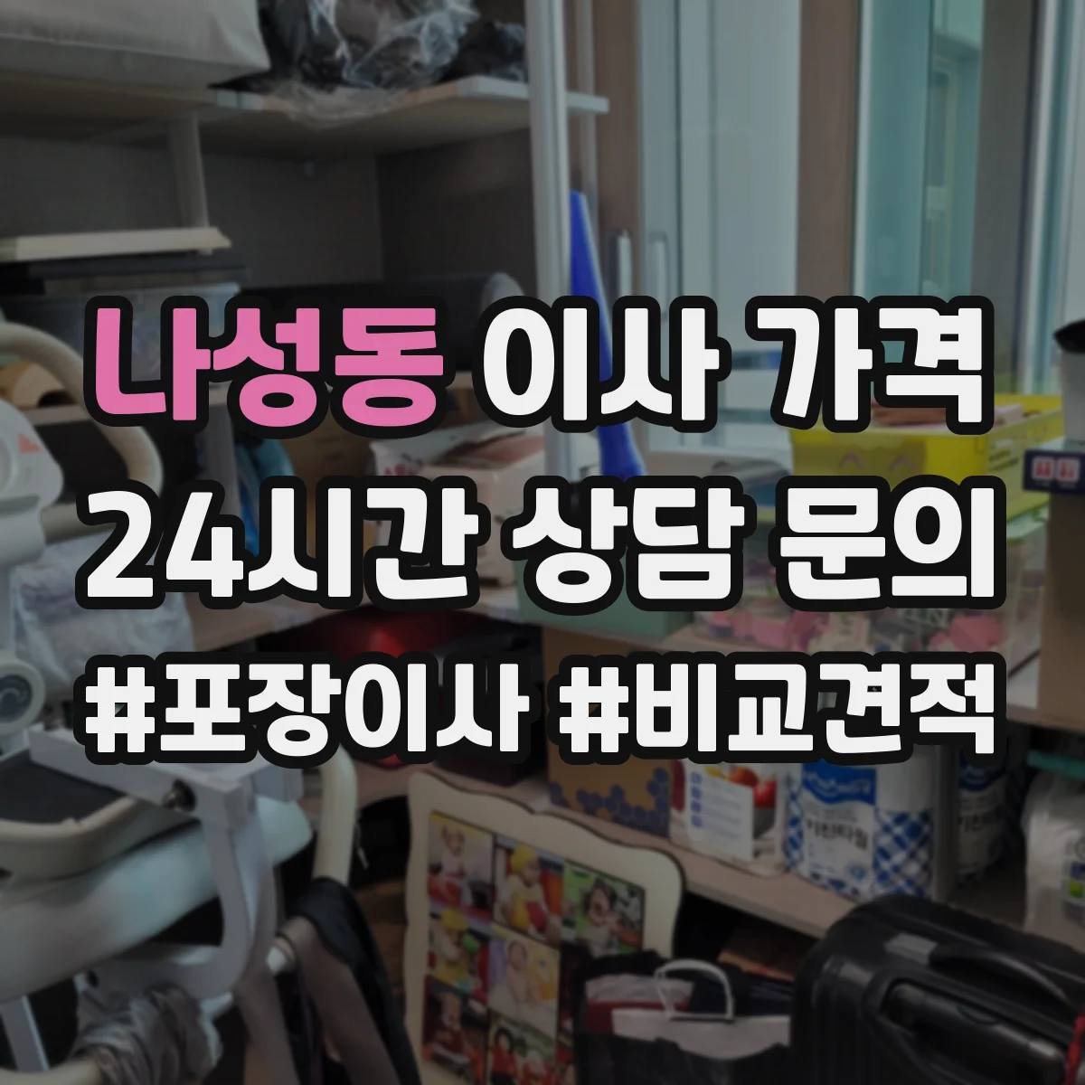 나성동 이사 가격