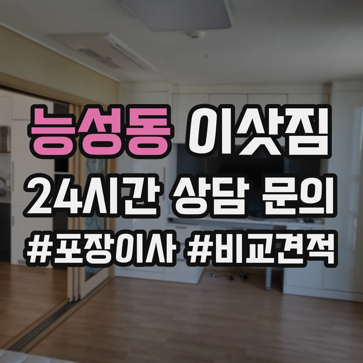 능성동 이삿짐