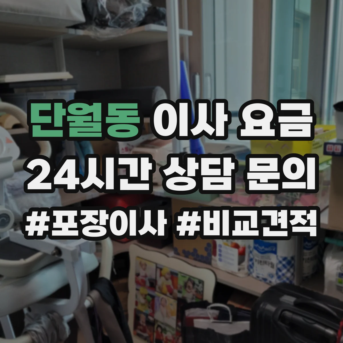 단월동 이사 요금
