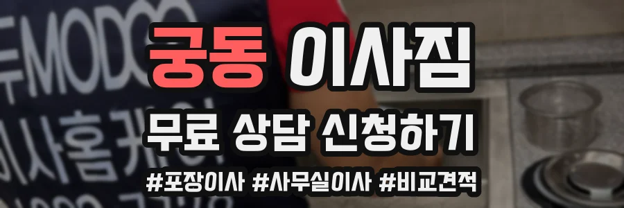궁동 이사짐