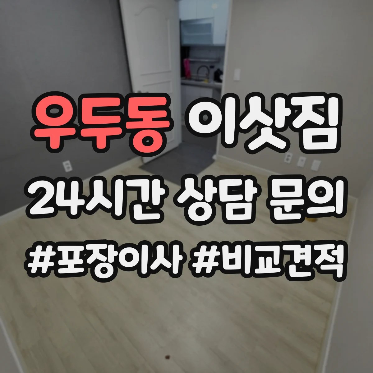 우두동 이삿짐