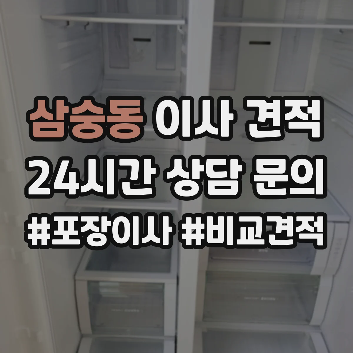 삼숭동 이사 견적