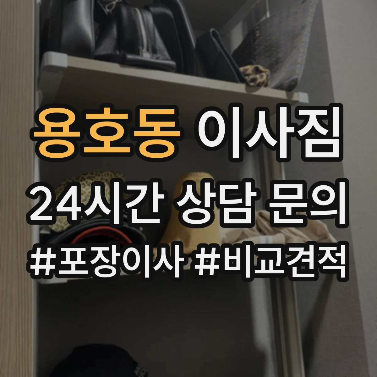 용호동 이사짐