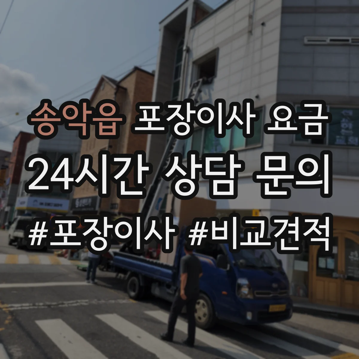 송악읍 포장이사 요금