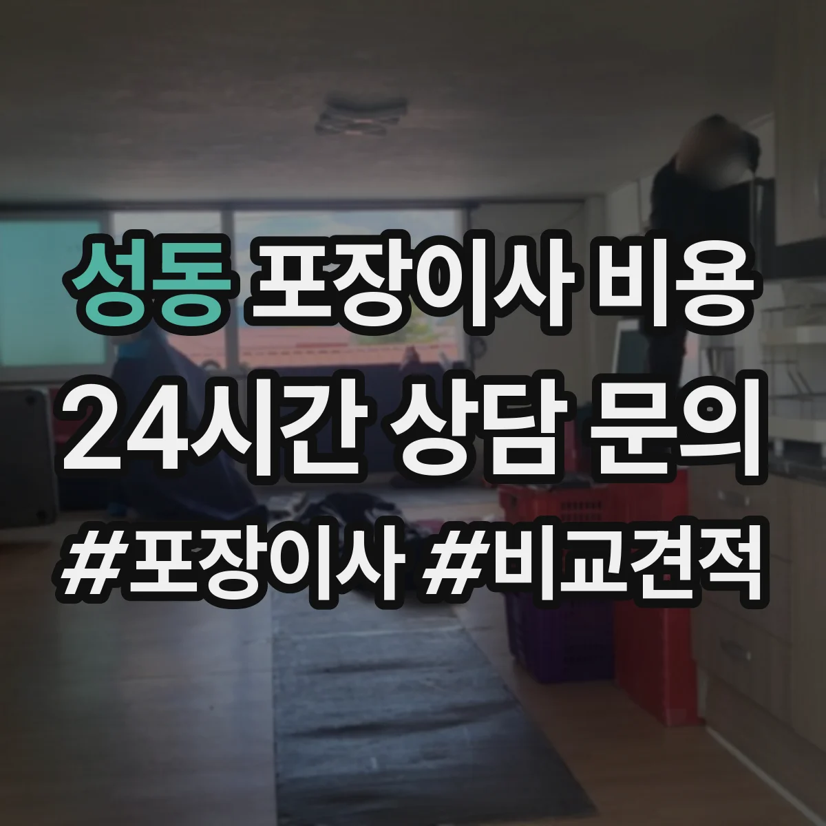 성동 포장이사 비용