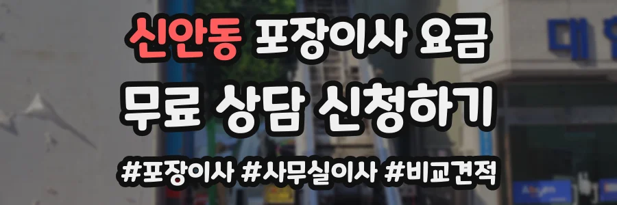 신안동 포장이사 요금