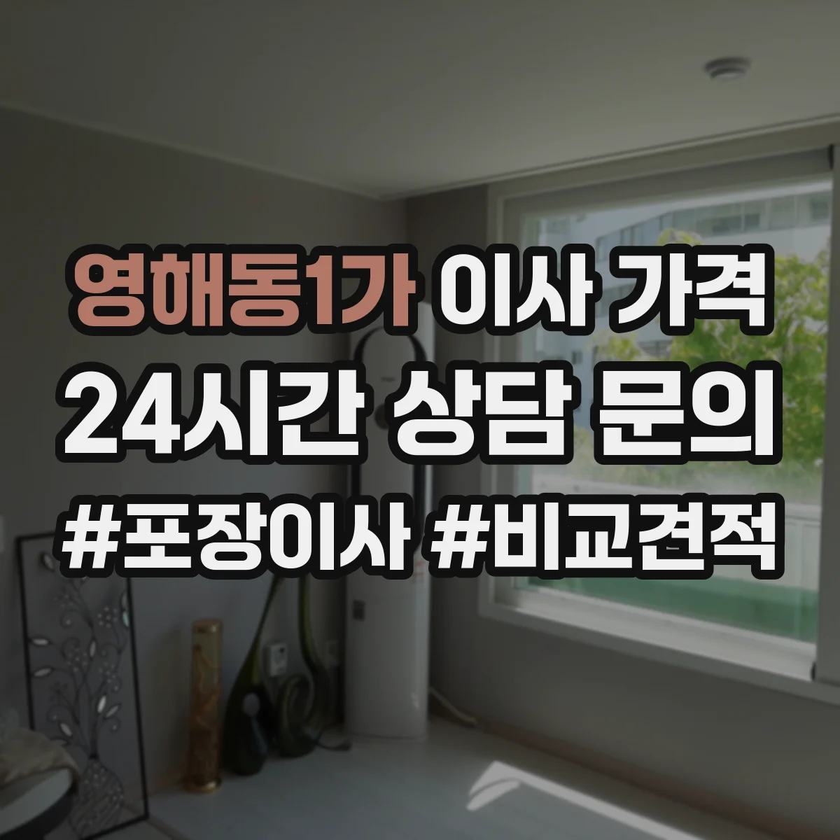 영해동1가 이사 가격