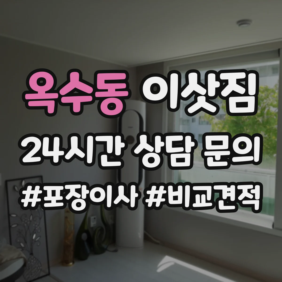 옥수동 이삿짐