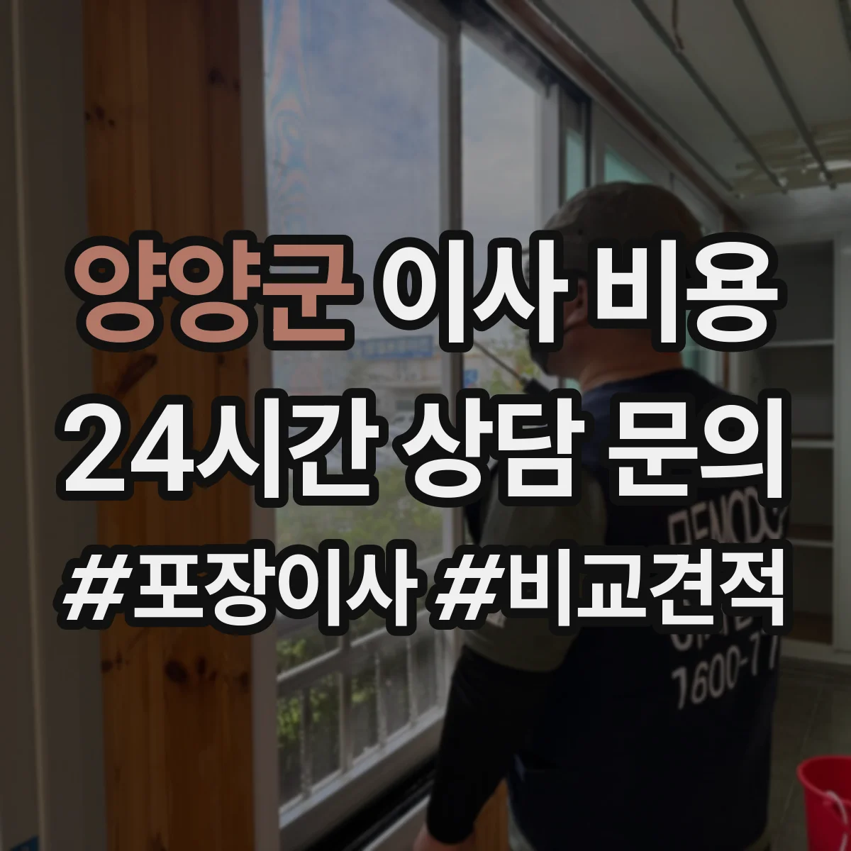 양양군 이사 비용