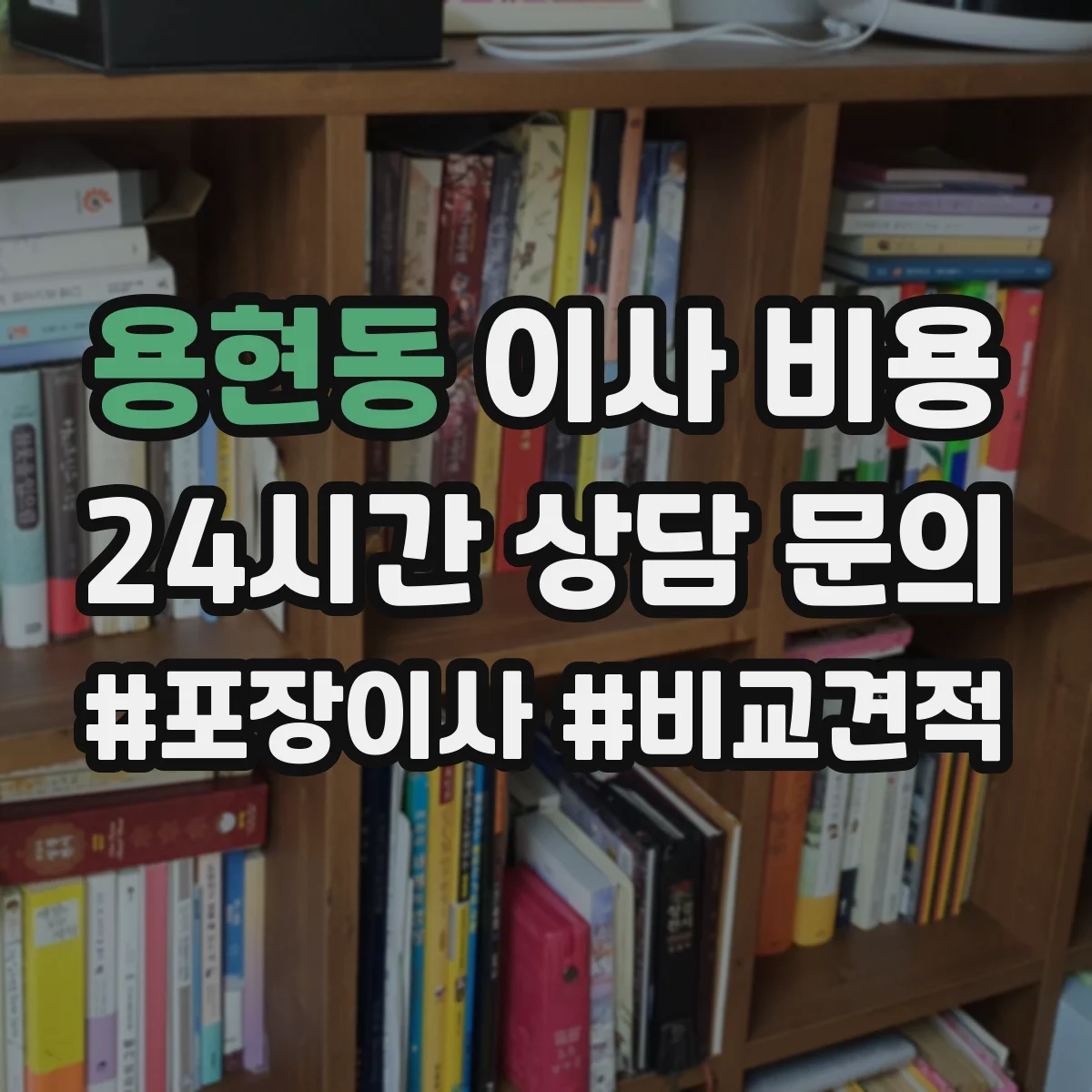 용현동 이사 비용