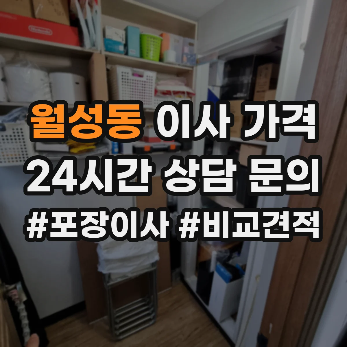 월성동 이사 가격