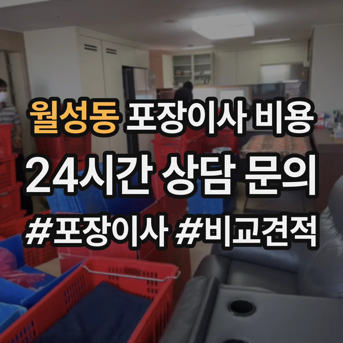 월성동 포장이사 비용