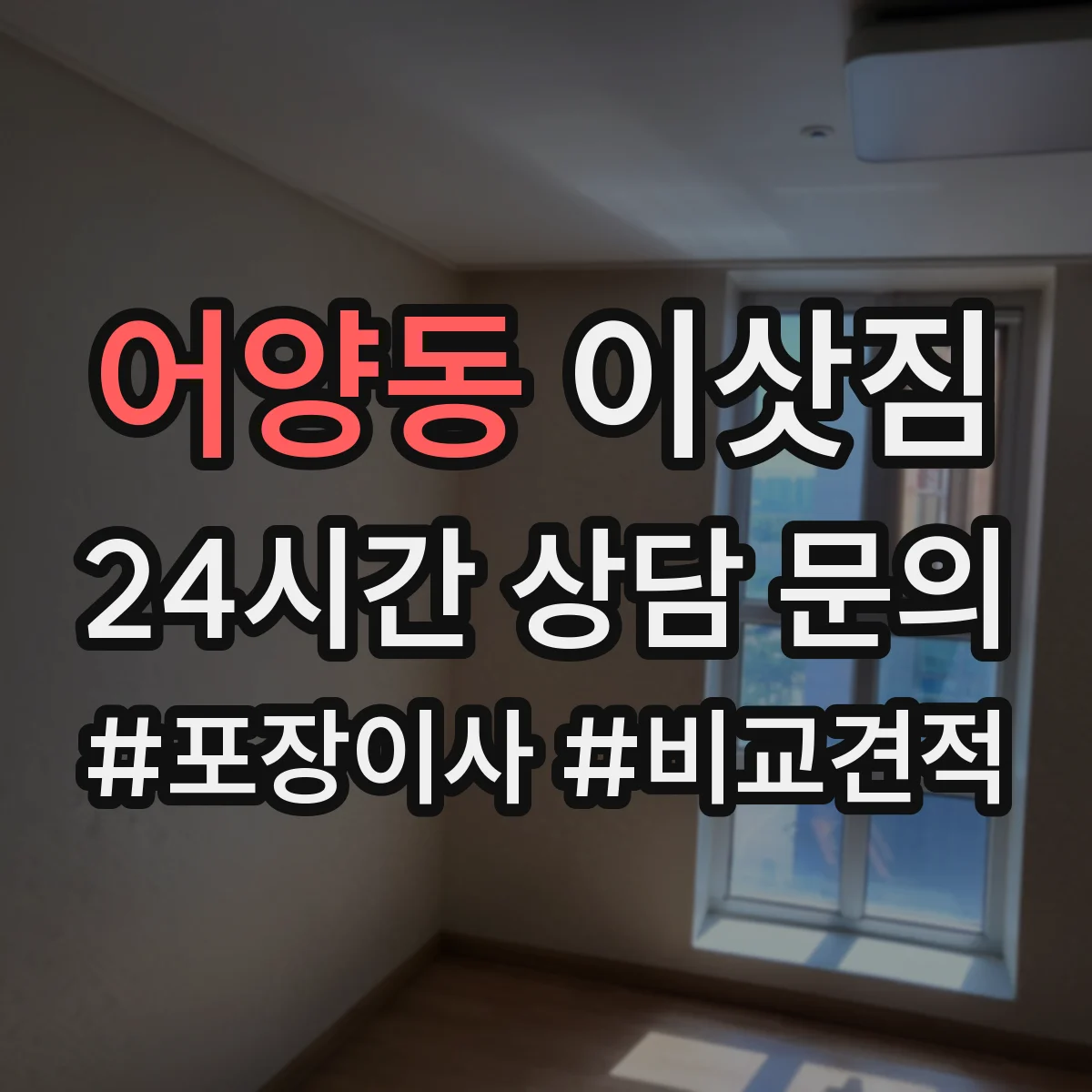 어양동 이삿짐