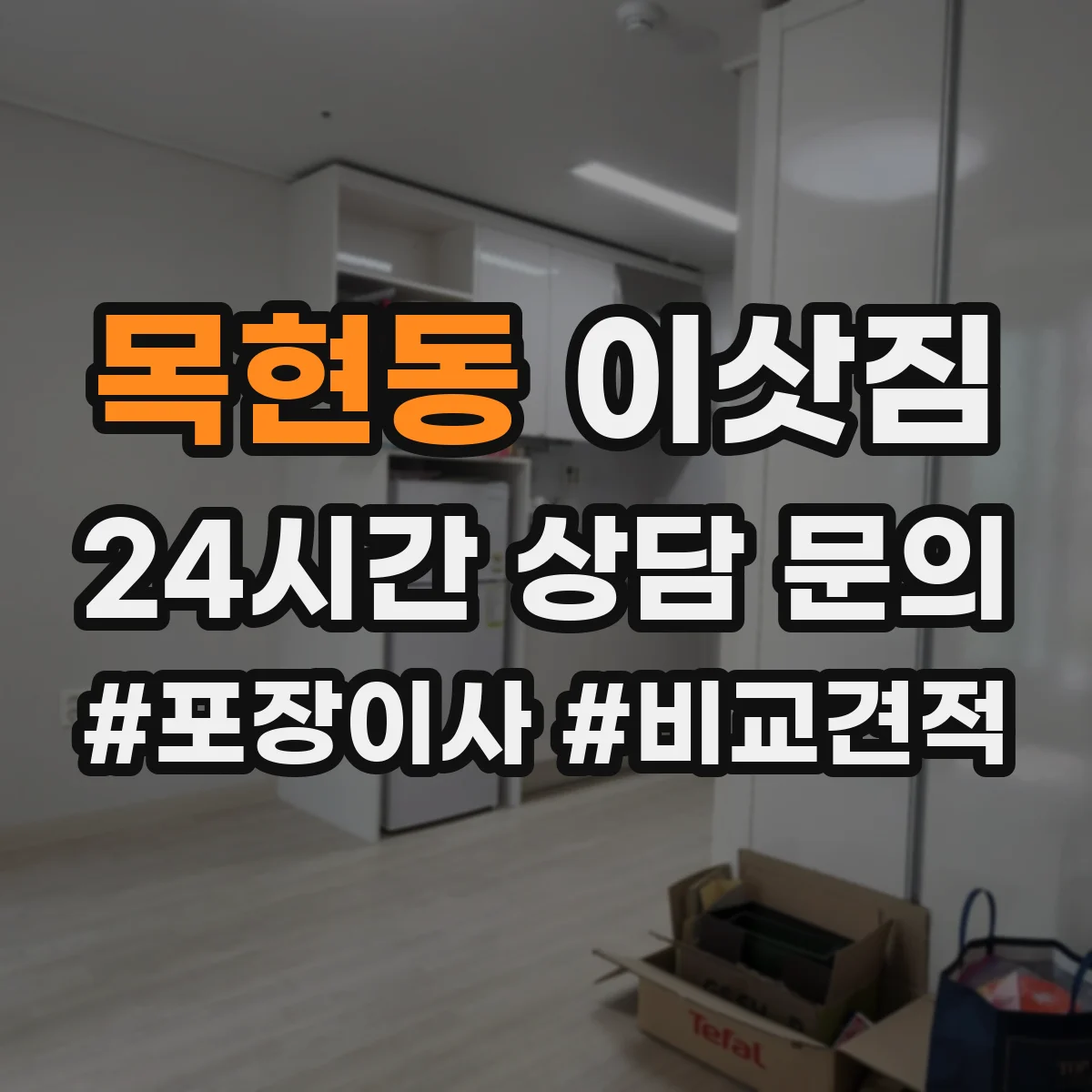 목현동 이삿짐