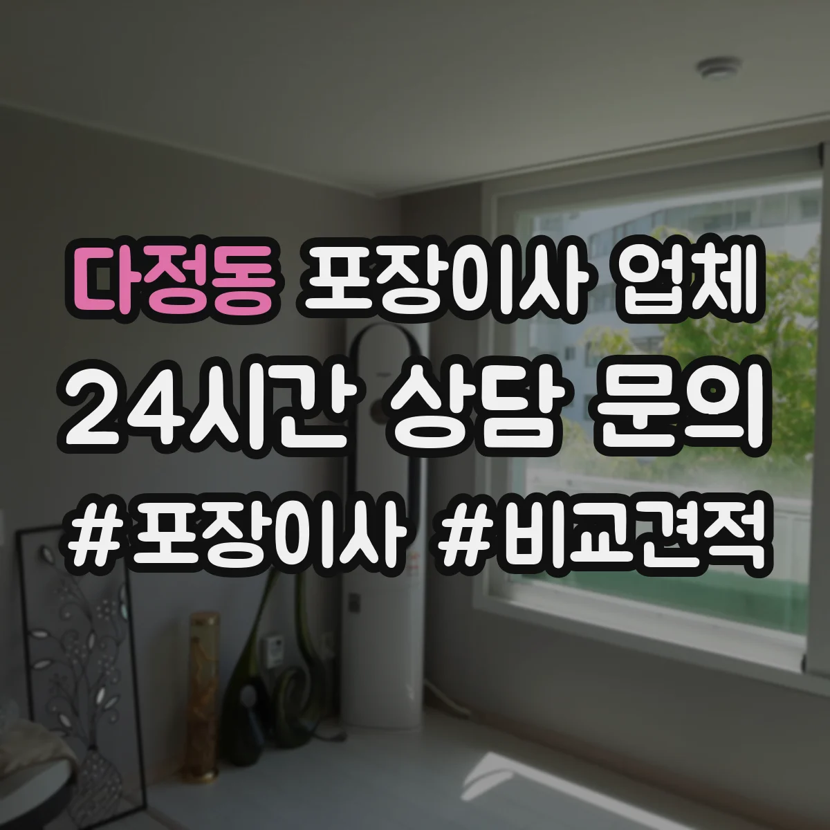 다정동 포장이사 업체