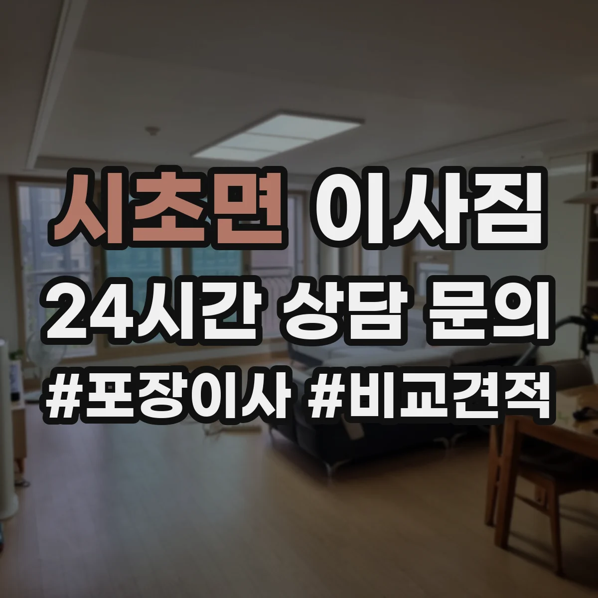 시초면 이사짐