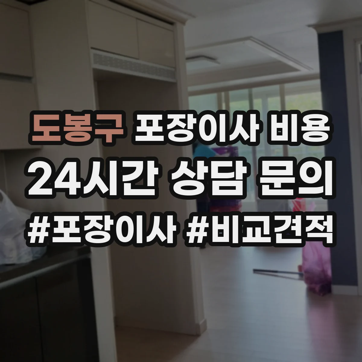 도봉구 포장이사 비용
